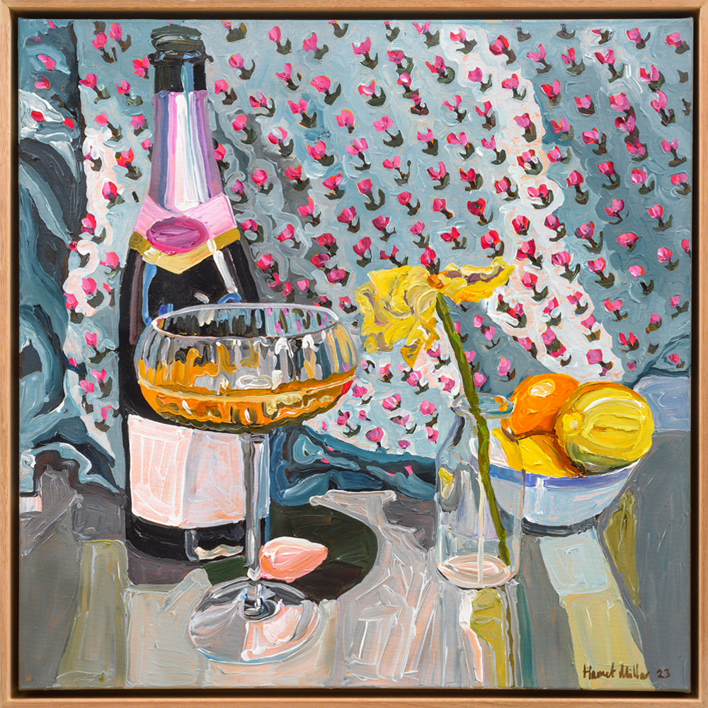 Still Life Oyster Bay acrylic painting by Harriet Millar