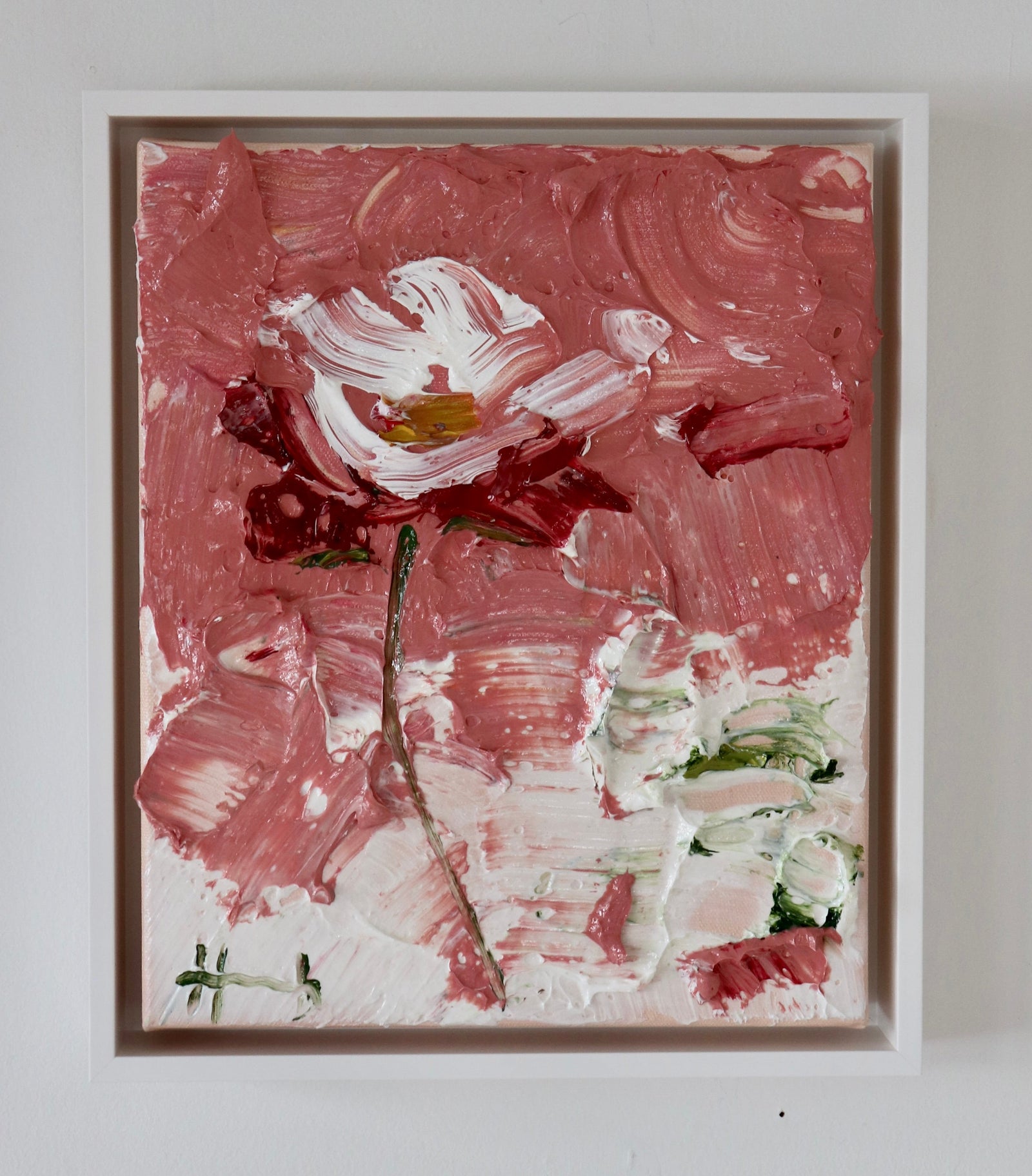 Heart Flower. Hannah Jane. Original floral painting