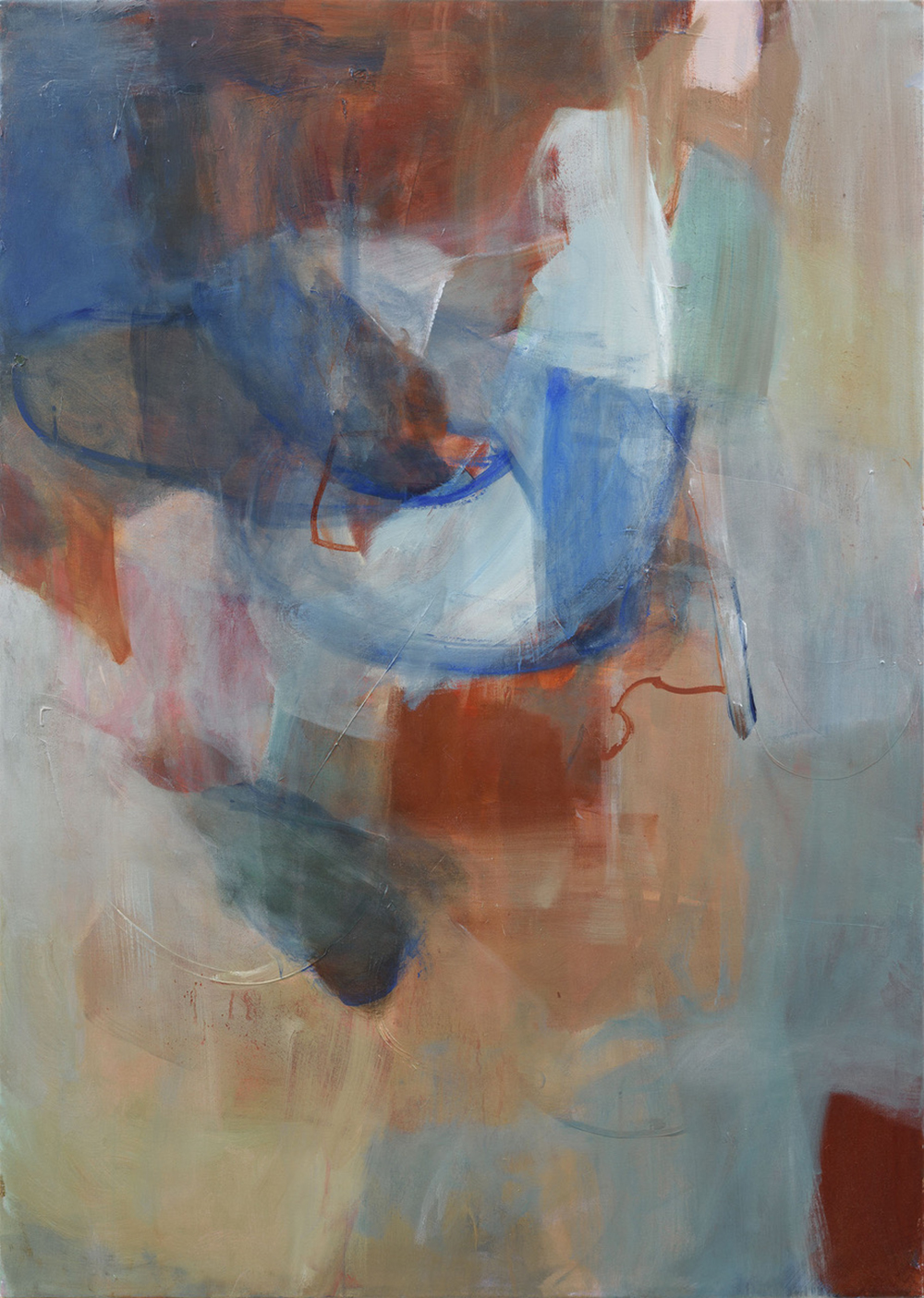 Quiet Shadows, Helen Dean Abstract original painting