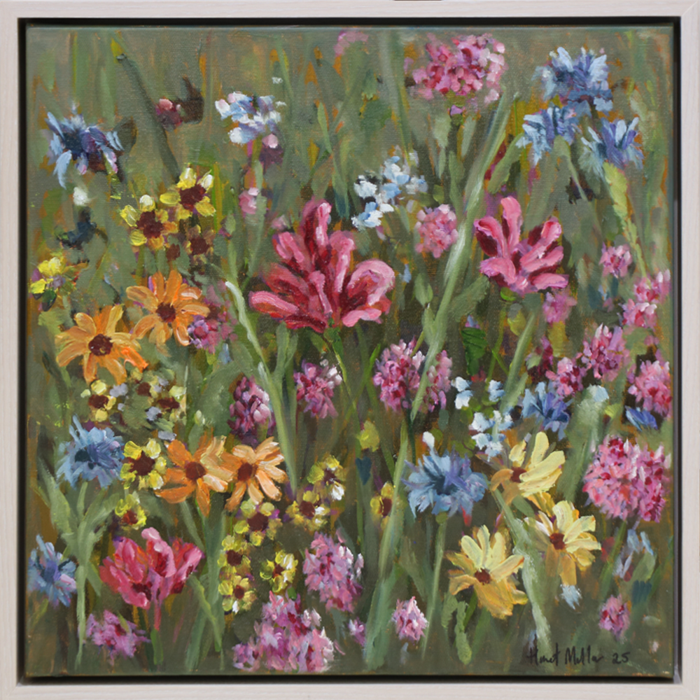 Harriet Millar, Renaissance, oil painting on canvas 