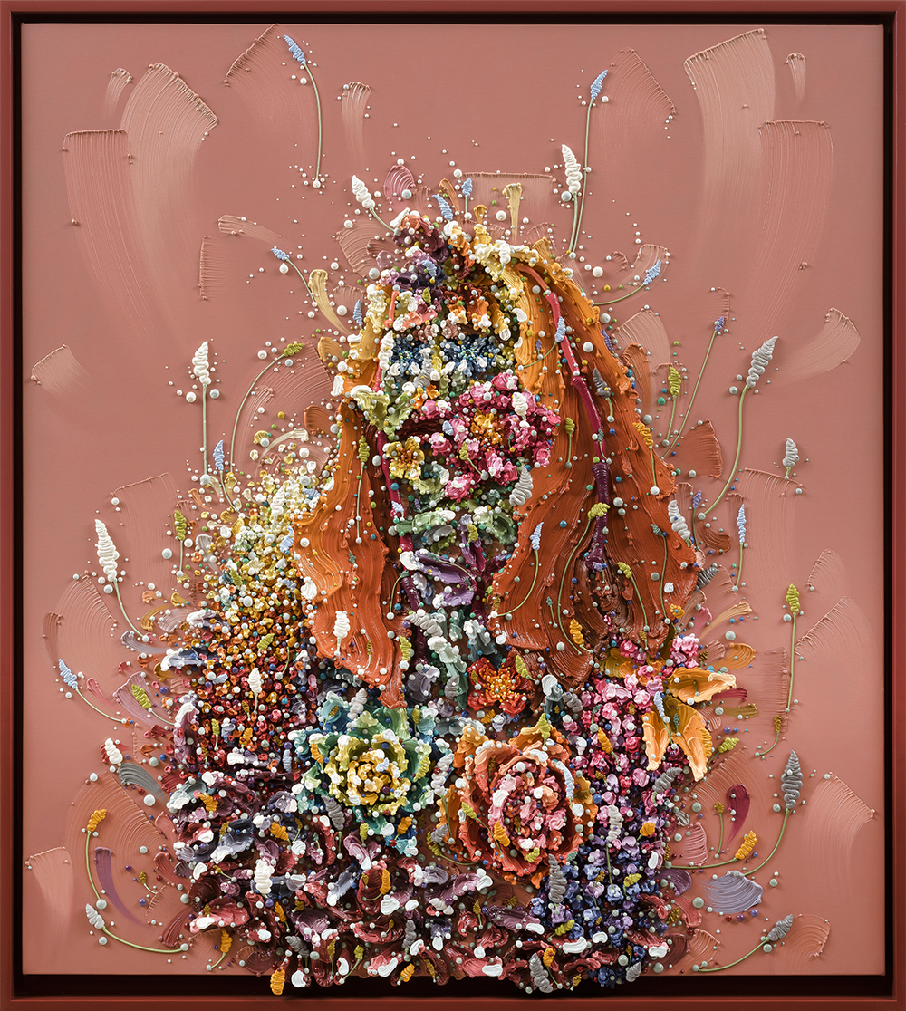 Josh Davison | Flowerborn | Original Painting | In Colour Exhibition 2025 | Turua Gallery