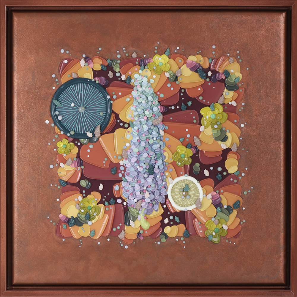 Josh Davison | Lupin Portal - Copper | Original Painting | In Colour Exhibition 2025 | Turua Gallery