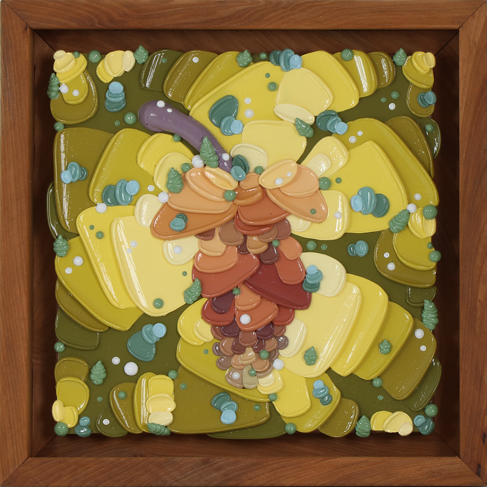 Josh Davison | Mini Medinilla | Original Painting | In Colour Exhibition 2025 | Turua Gallery