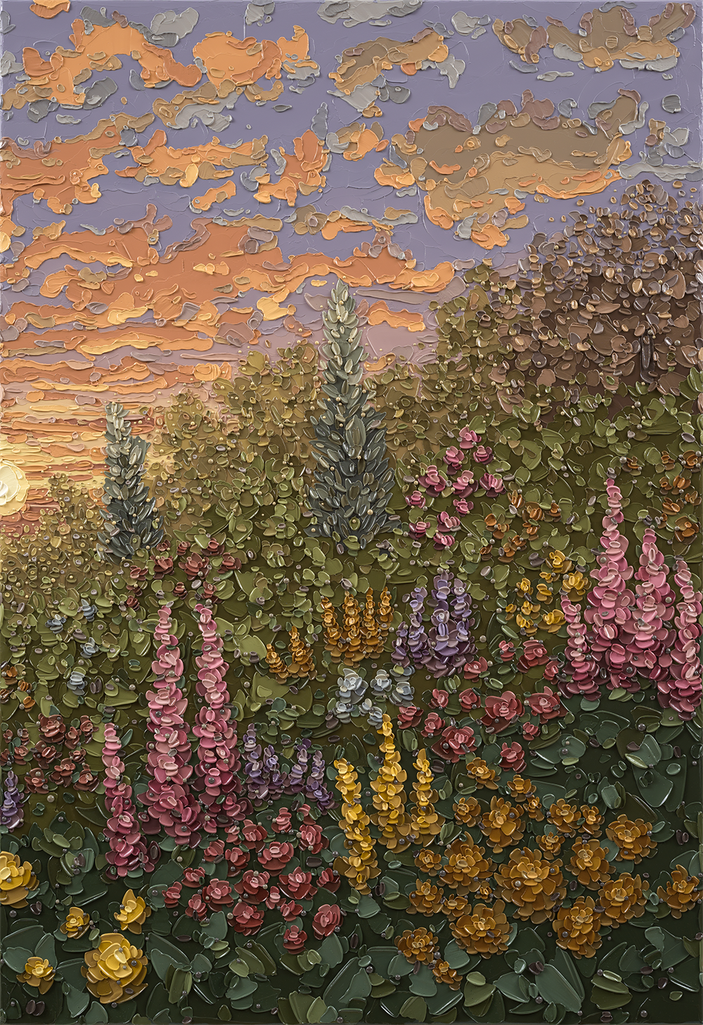 Oasis Diptych  Josh Davison | oil painting | In Colour exhibition