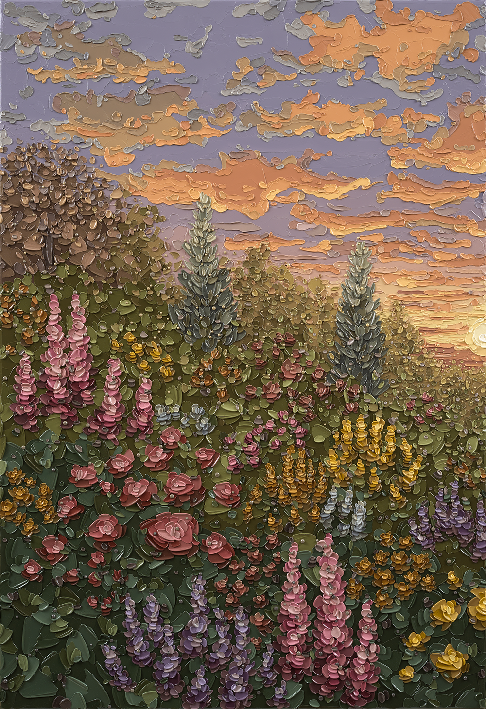 Oasis Diptych  Josh Davison | oil painting | In Colour exhibition