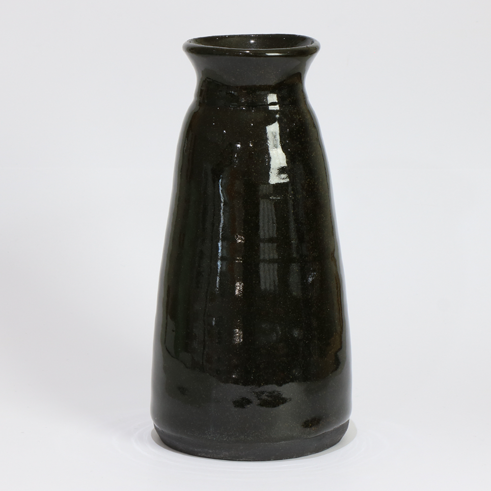 Wheel Thrown Stoneare Vase #131 Jacqueline Kampen