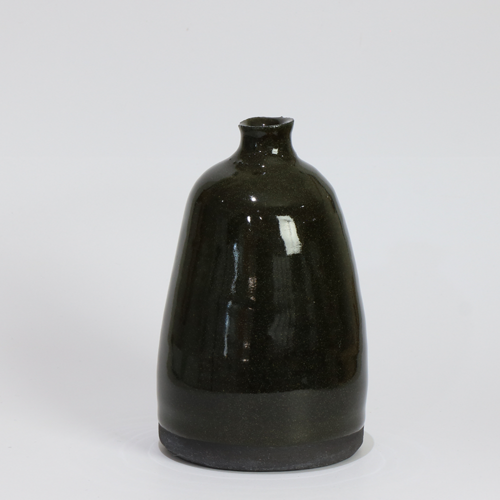 Wheel thrown stoneware Vase #135 Jacqueline Kampen