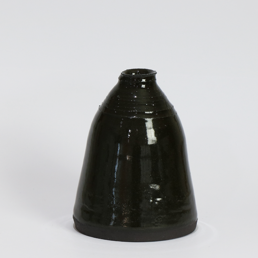 Wheel thrown stoneware Vase #137 Jacqueline Kampen