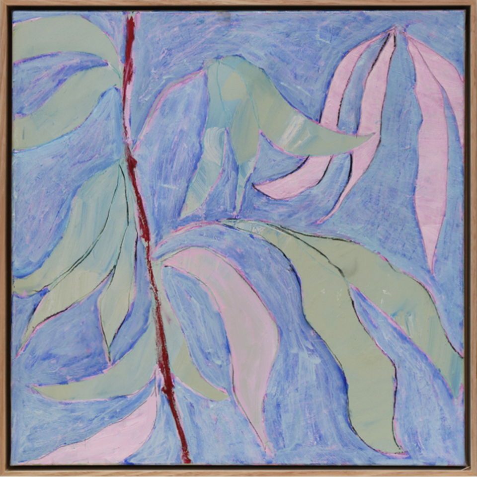 Harakeke oil & mixed media on canvas James Watkins