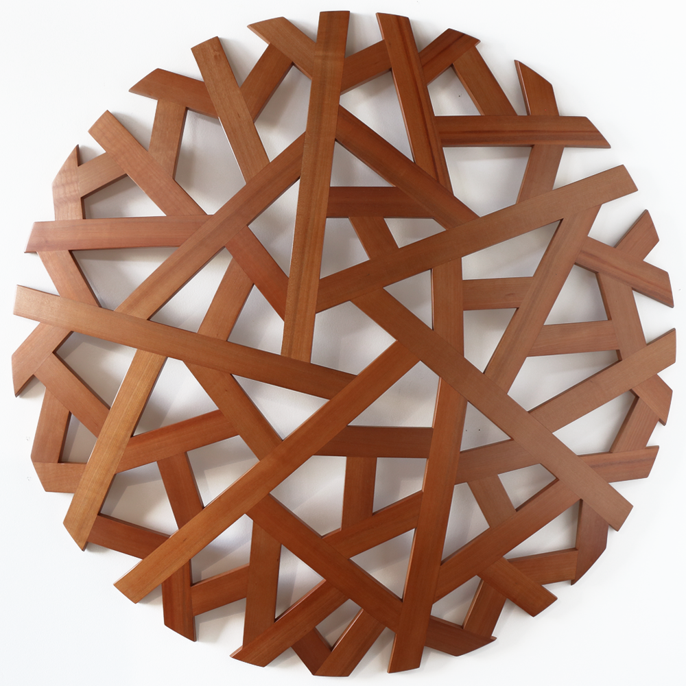 Southern Web Jamie Adamson NZ Wood Wall Sculpture