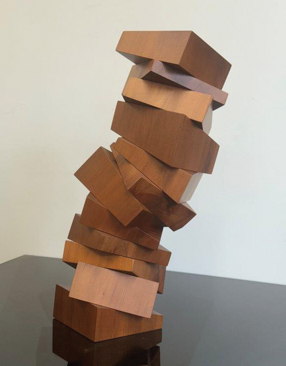 Jamie Adamson | Shift Into Neutral Exhibition | Fractured | Recycled Rimu Timber | Sculpture | Turua Gallery
