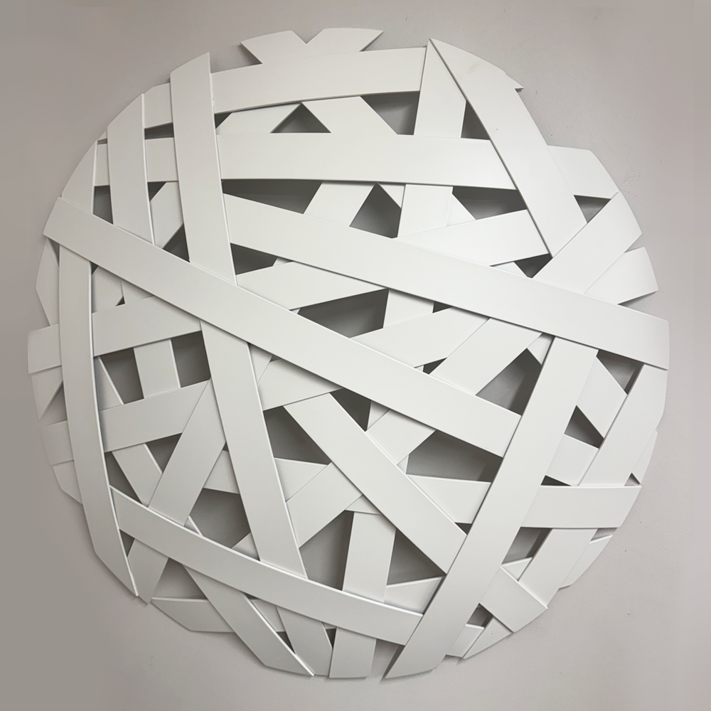 Lynx | Jamie Adamson | Steam Bent Timber | Wall Sculpture | Shift into Neutral Exhibition | Turua Gallery