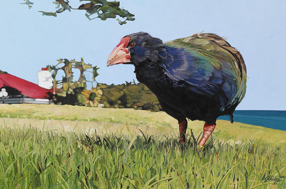 Greg of Titirangi limited edition print by Jane Puckey