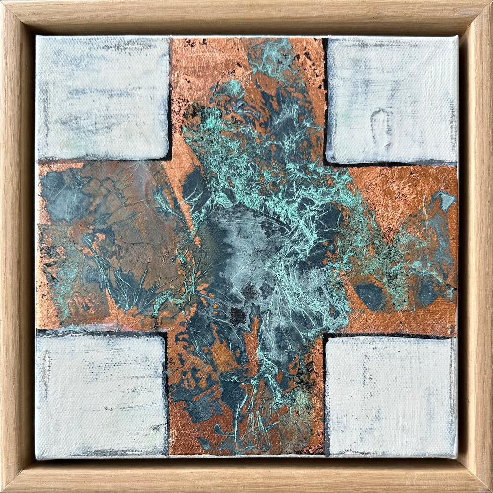 Copper Plus Mixed Media on Canvas by Jody Hope Gibbons