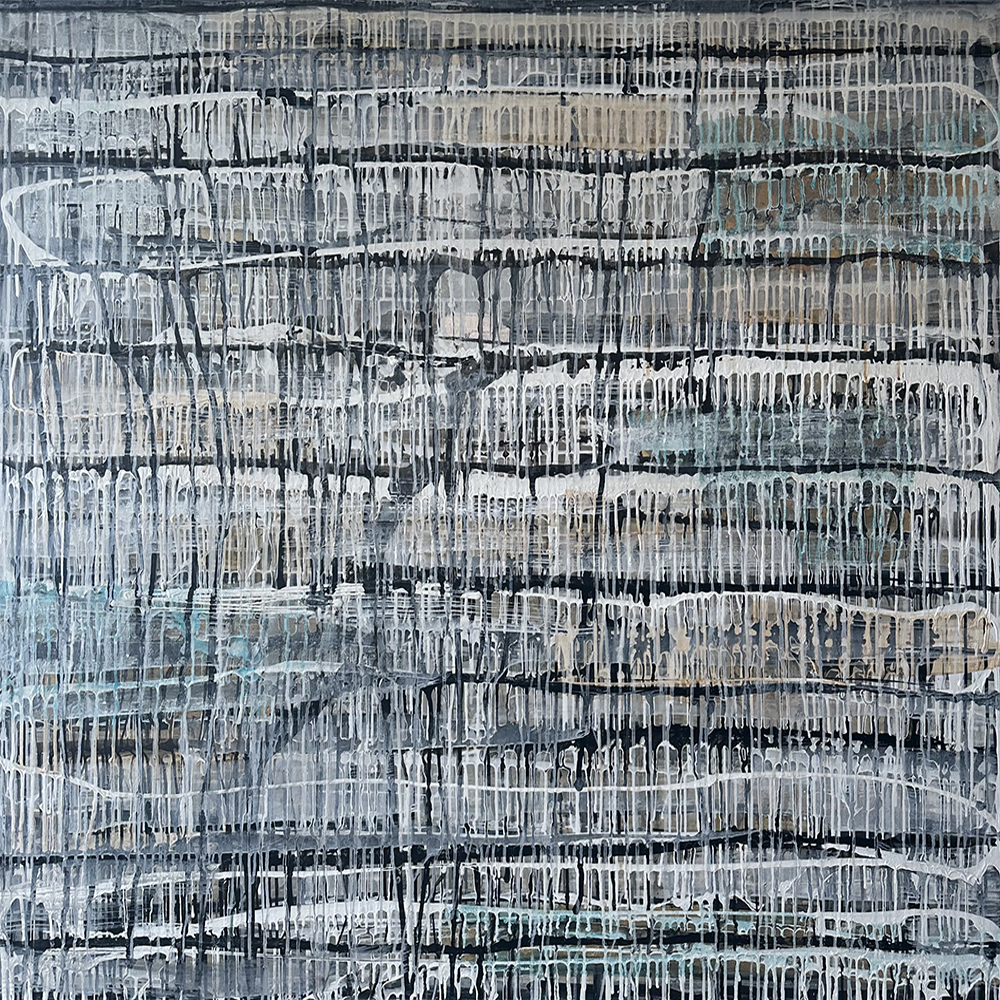 Fringe II Jody Hope Gibbons Mixed Media painting on canvas