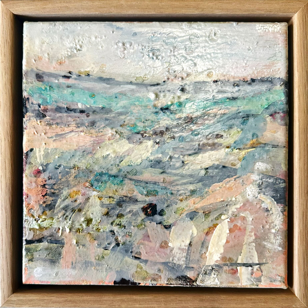 Jody Hope Gibbons Last Light #5 Mixed media painting 