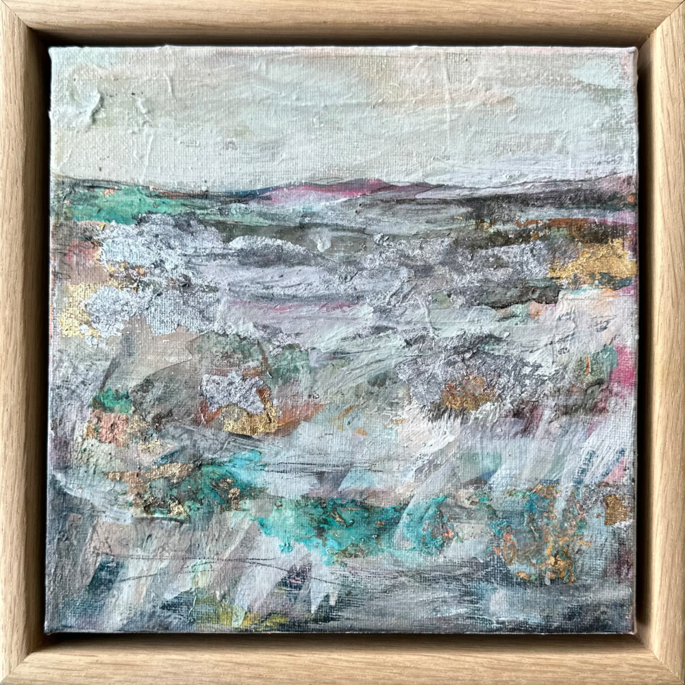 Little Landscape Studio Study Mixed Media on canvas Jody Hope Gibbons