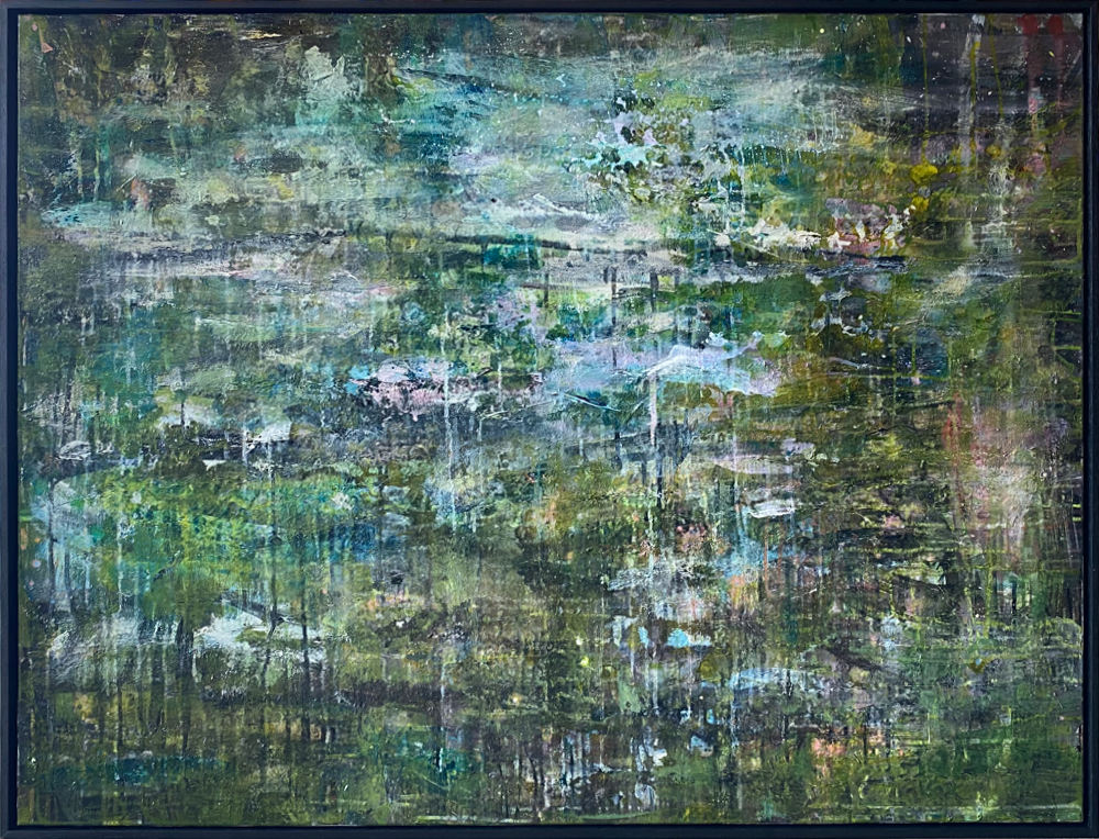 Lost in the Landscape Original. mixed media painting Jody Hope Gibbons