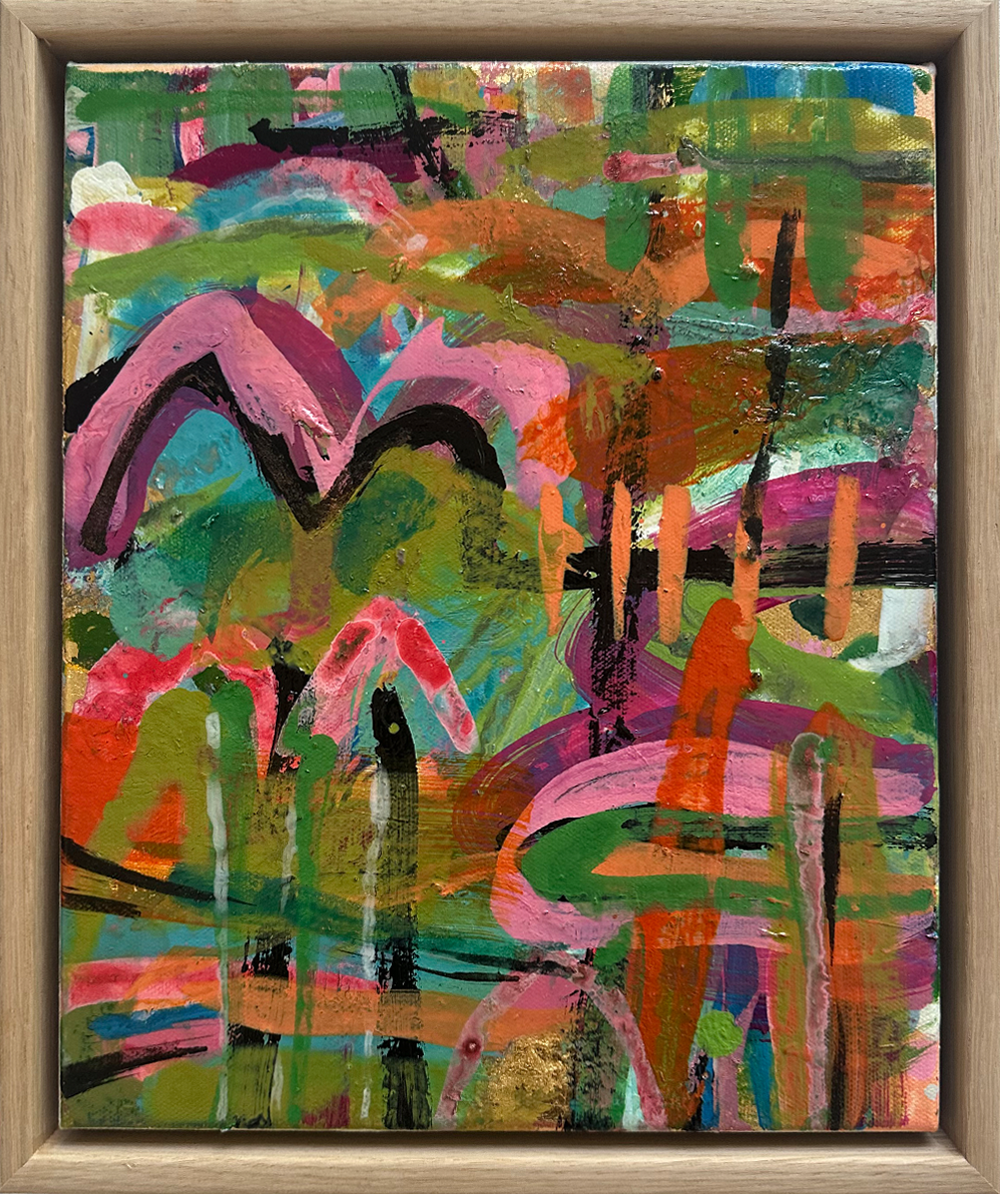 Peaks 1 Abstract original painting Jody Hope Gibbons