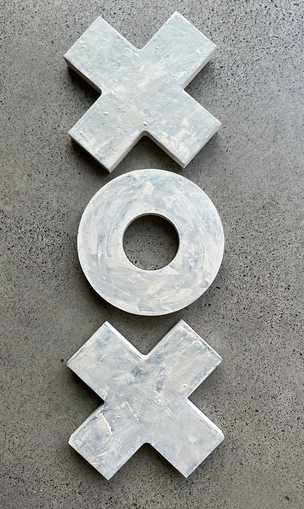 Silver Trio XOX by Jody Hope Gibbons