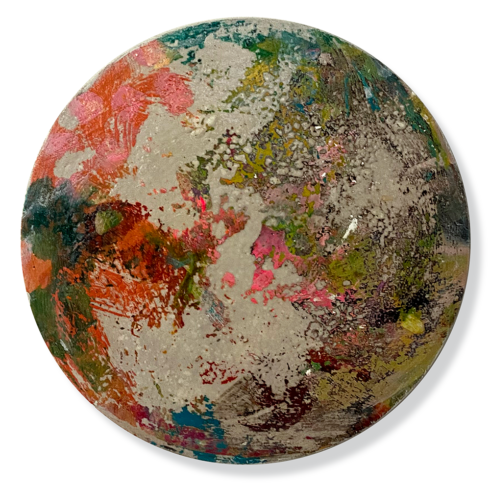 Under It All, 2024 | Jody Hope Gibbons | Mixed Media on board | Painting | Turua Gallery