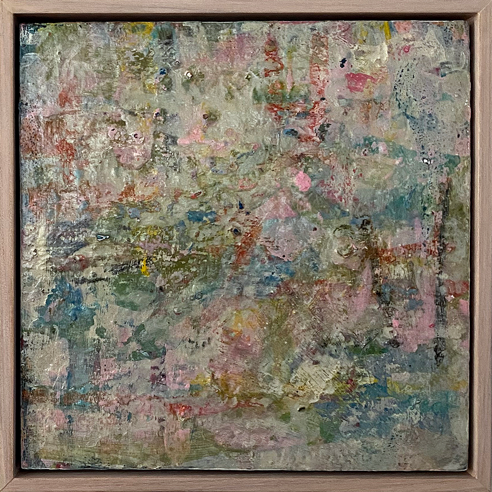 Worn 2, 2025 | Jody Hope Gibbons | Mixed Media on canvas |  painting | Turua Gallery