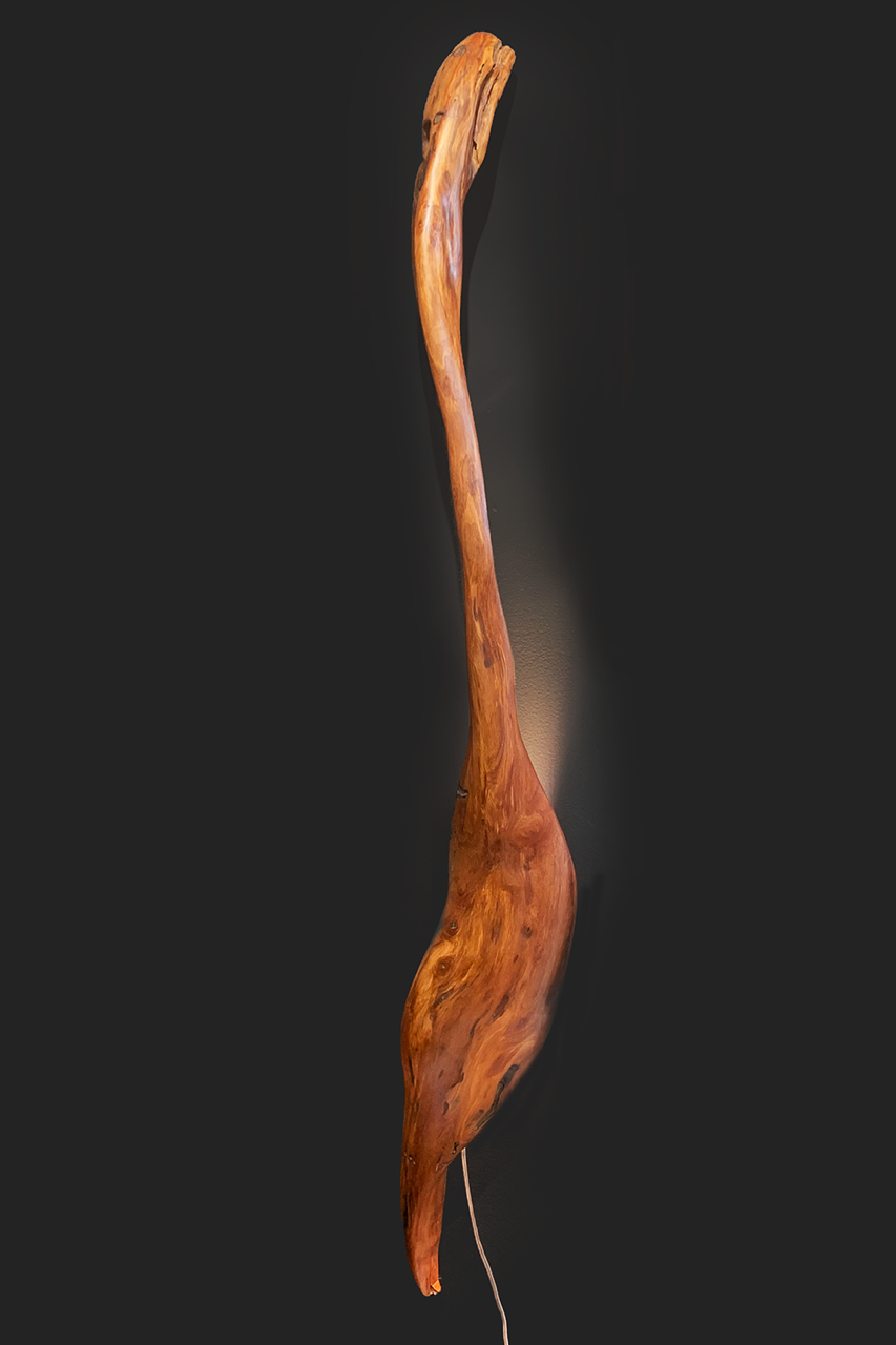 Waka Paddle #1 Wood sculpture John Allen