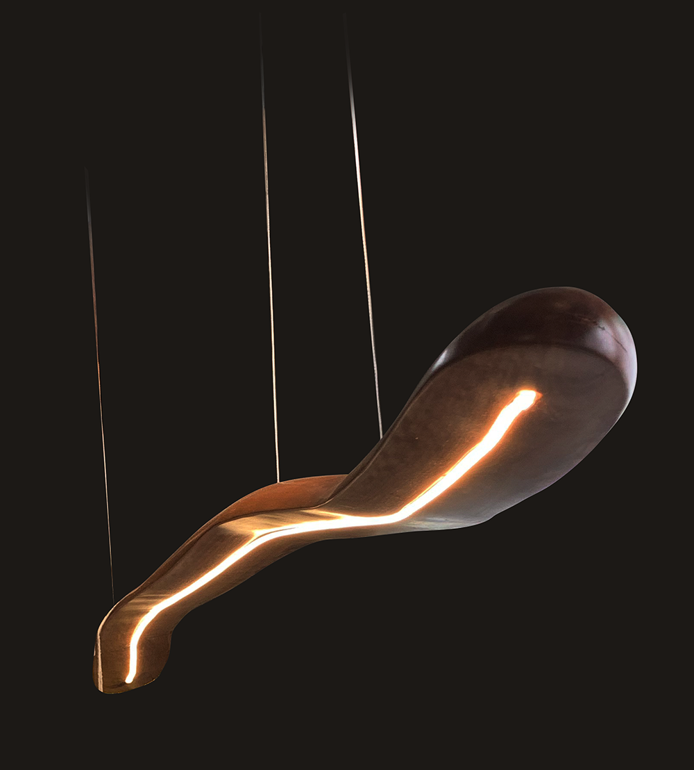 Long White Cloud II Light with pohutukawa John Allen