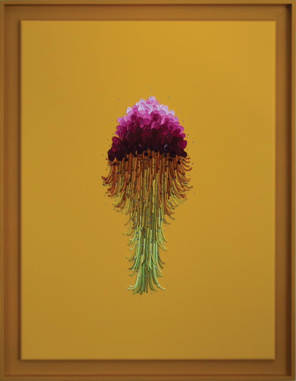 Cnidaria oil on board framed Josh Davison