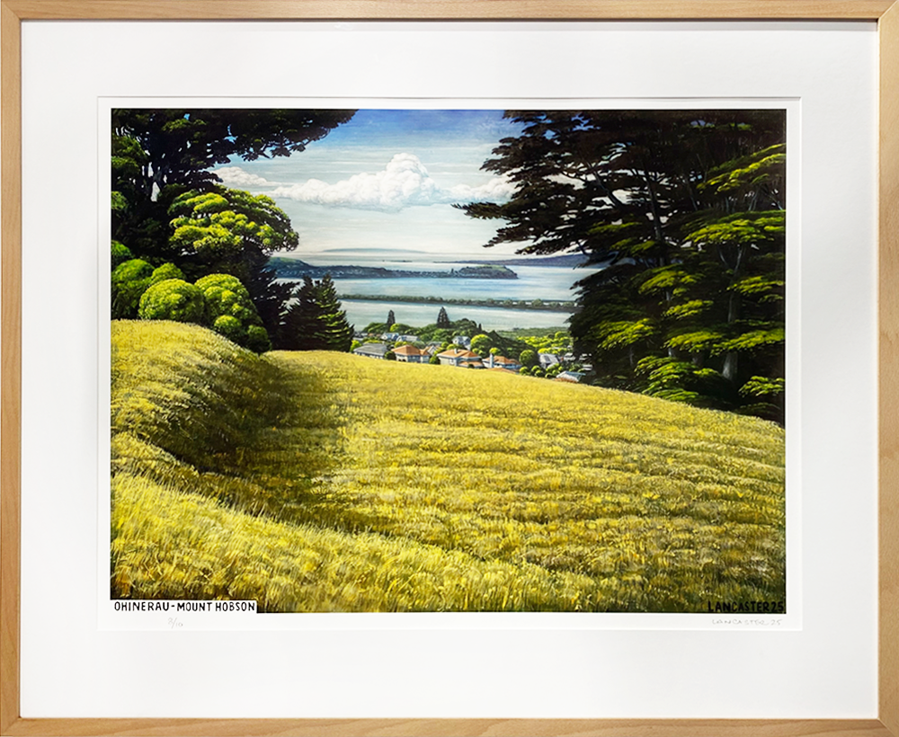 Ōhinerau - Mt Hobson | Josh Lancaster | Limited Edition Print | Turua Gallery
