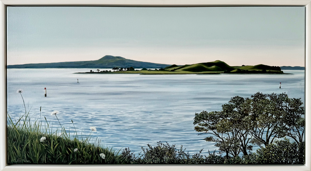 Browns Island, Rangitoto from Musick Point