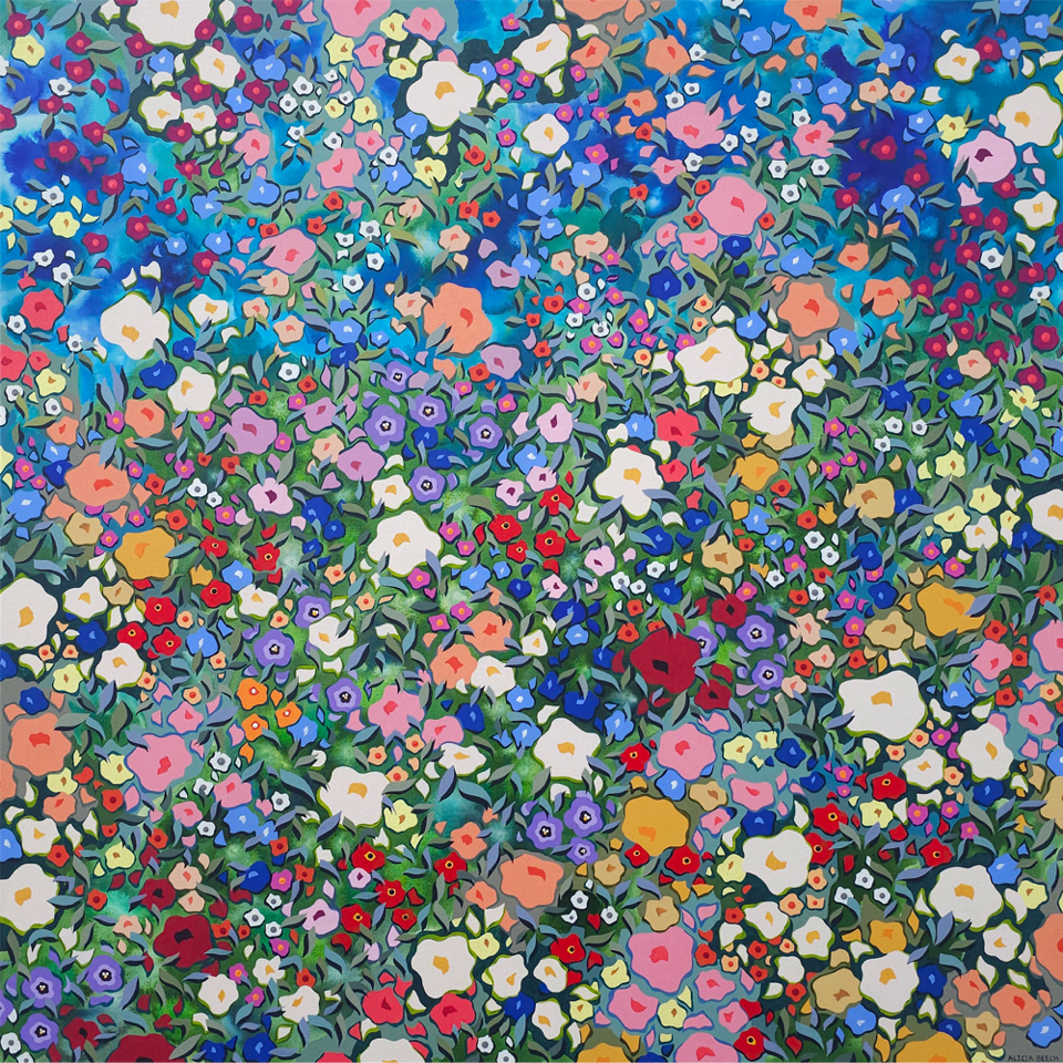 Alicia Beech | Kindred Exhibition | Diva | Original Painting | Turua Gallery | Floral