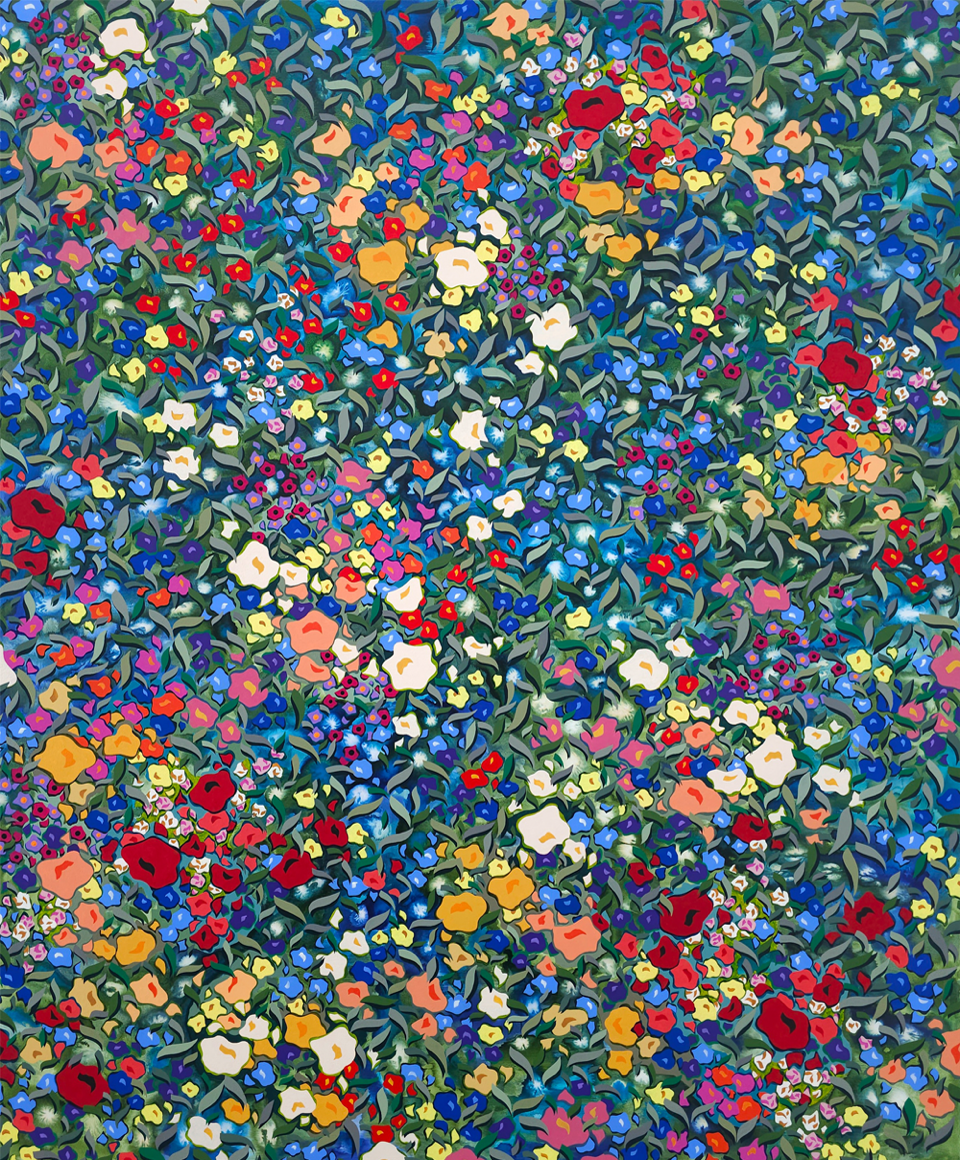 Alicia Beech | Kindred Exhibition | Dragonfly | Original Painting | Turua Gallery | Floral