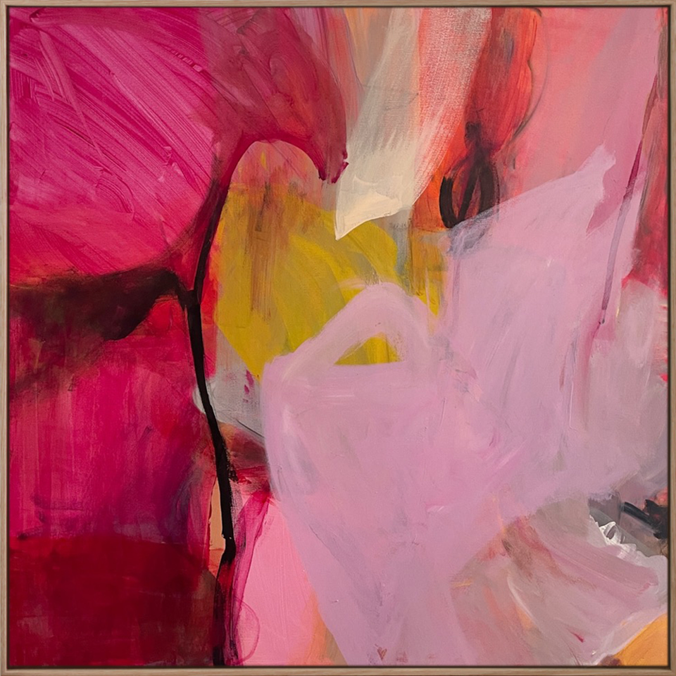 Helen Dean | Kindred Exhibition | On Fire | Original Painting | Turua Gallery | Abstract 