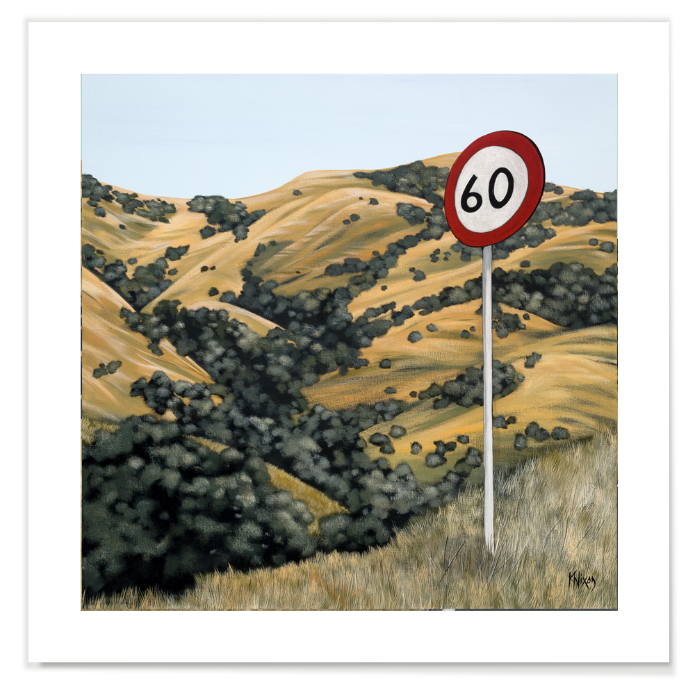 Limited edition (50) giclee print, Sixty, Kirsty Nixon