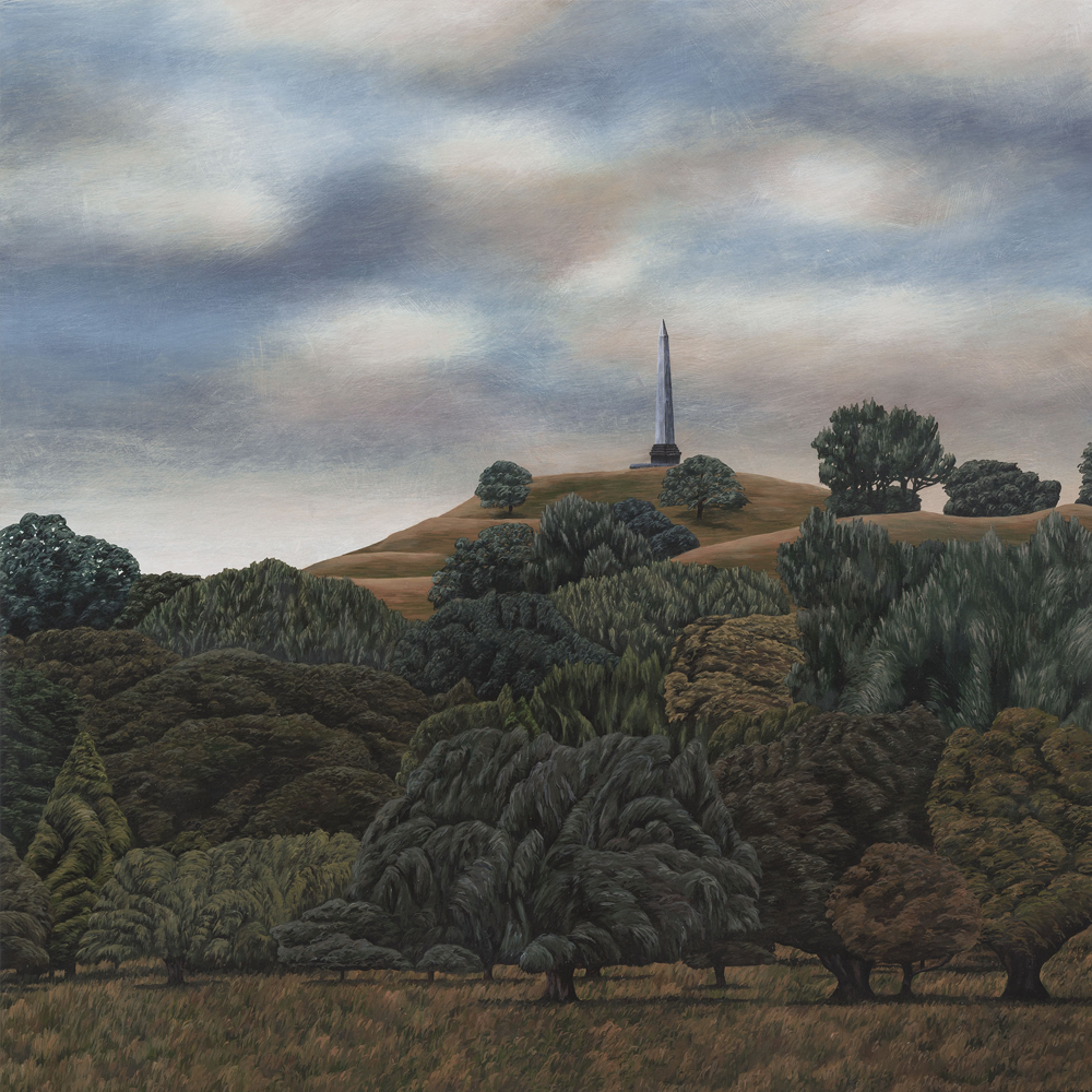 One Tree Hill Looking South West Original painting by Kylie Rusk
