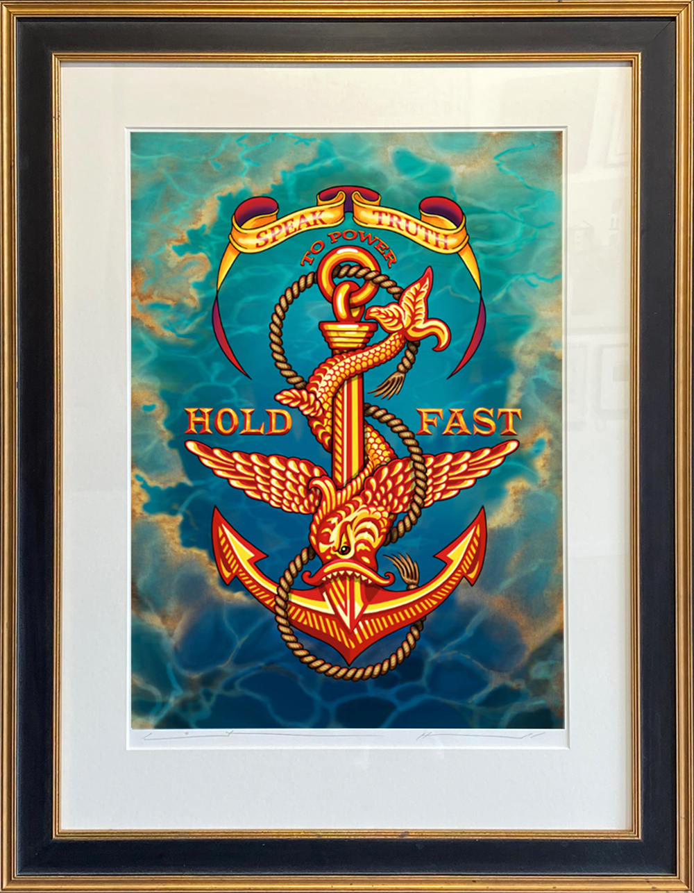 Hold Fast, Stand True [Framed] Archival Print | Lester Hall