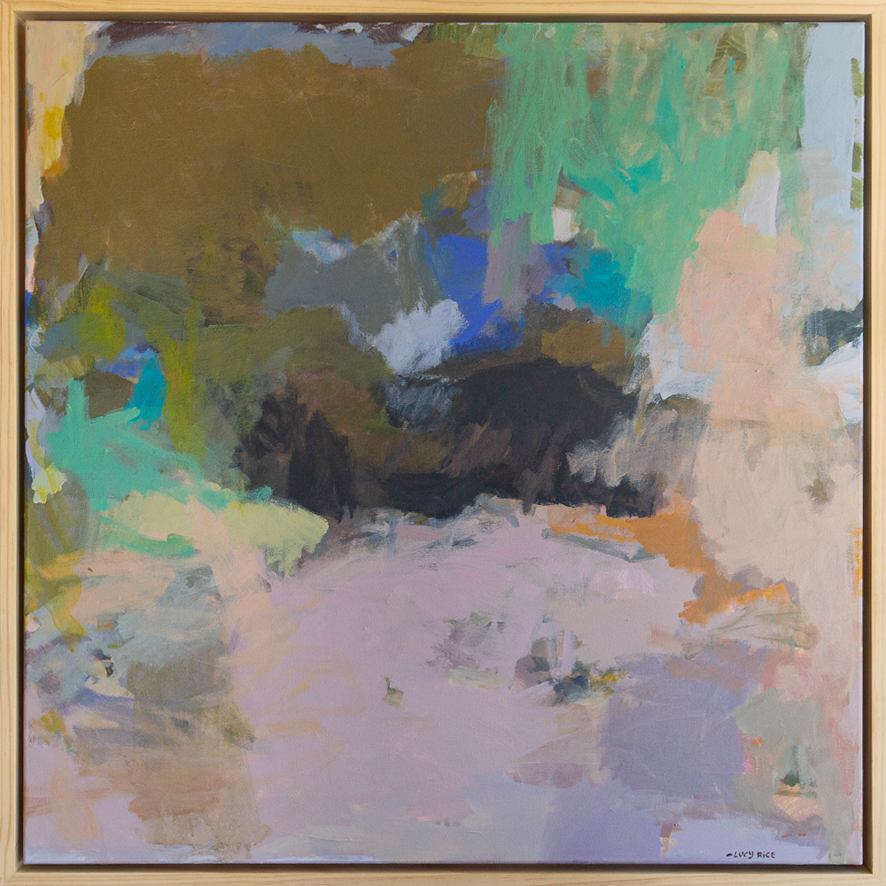 Comfort In Chaos abstract painting Lucy Rice