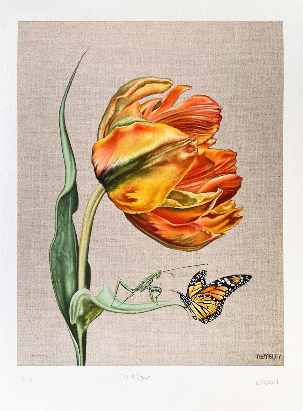 Two To Tango Limited Edition Print Margaret Emsley