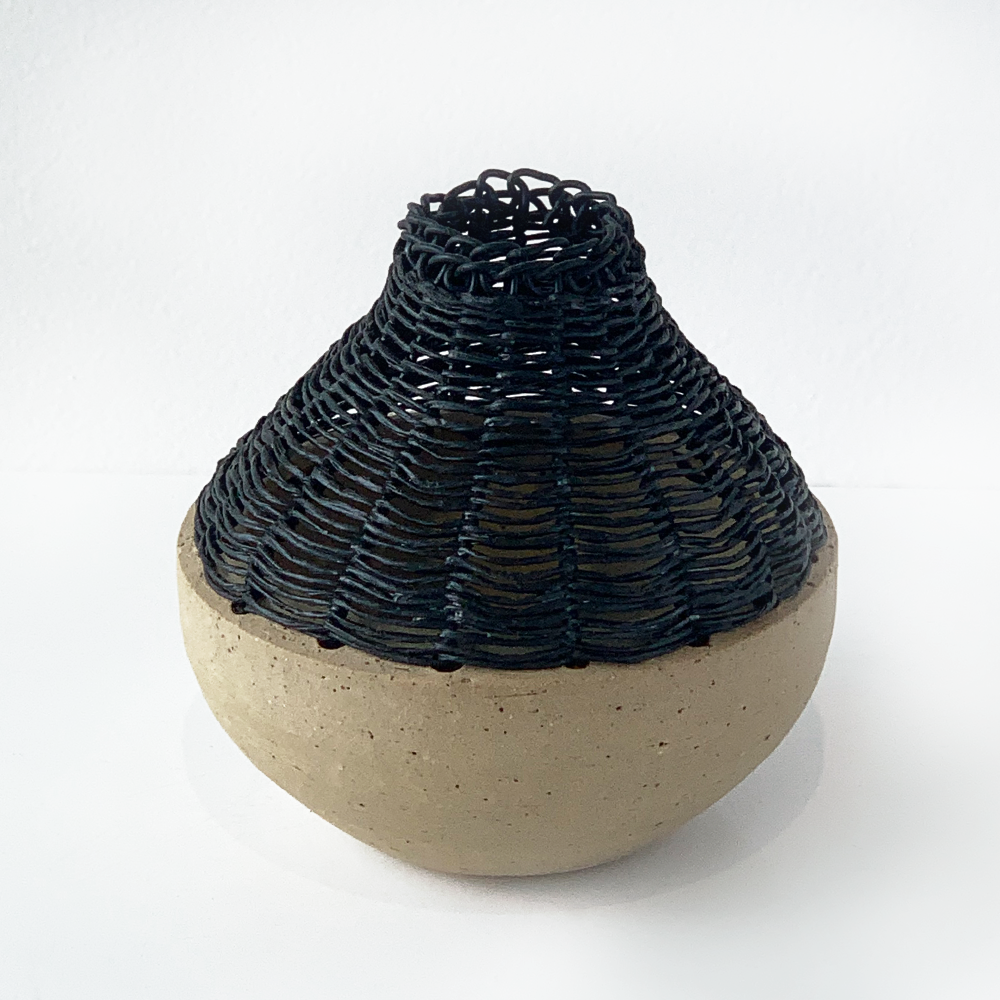 Birdcage #1 Woven Ceramic Series | Michelle Huizinga