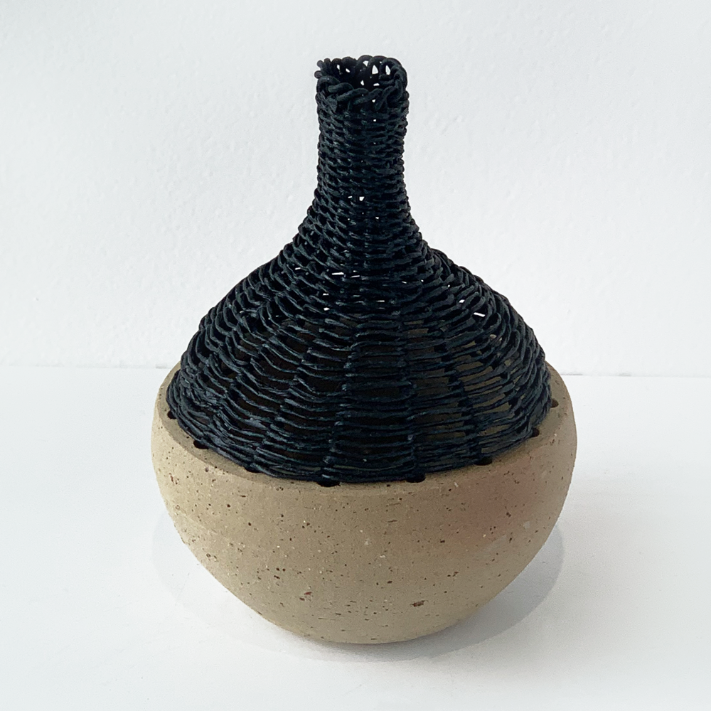 Birdcage #3 Woven Ceramic Series | Michelle Huizinga