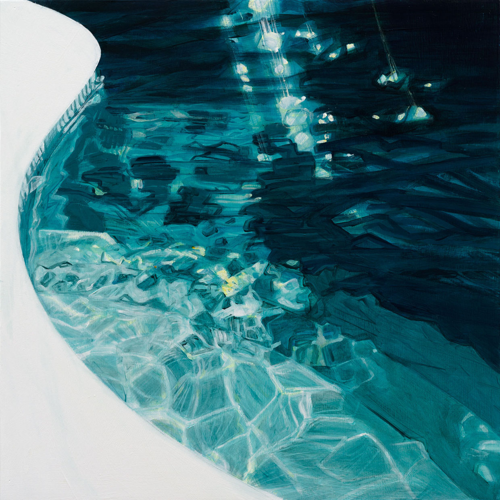 Into the Blue painting Michelle McIver