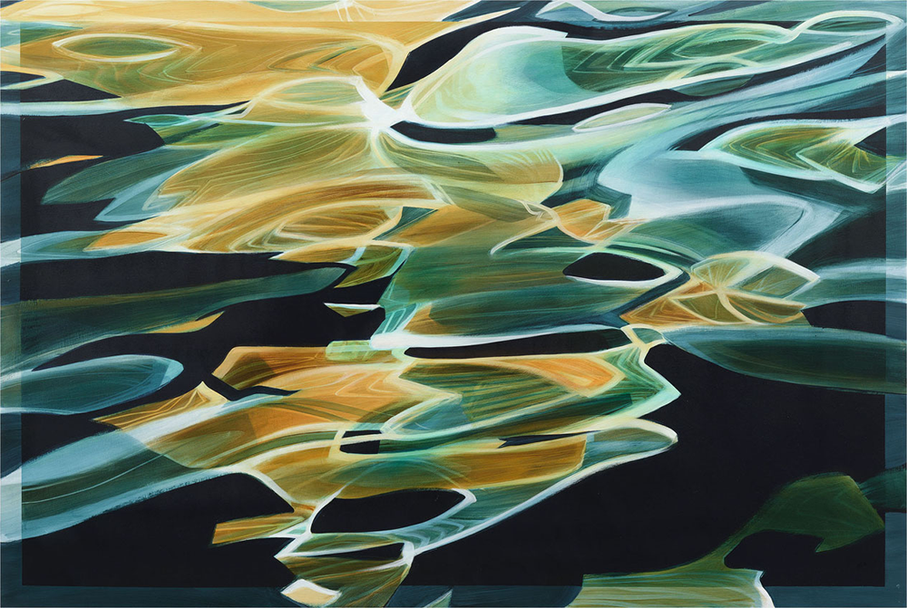 Liquid State painting Michelle McIver