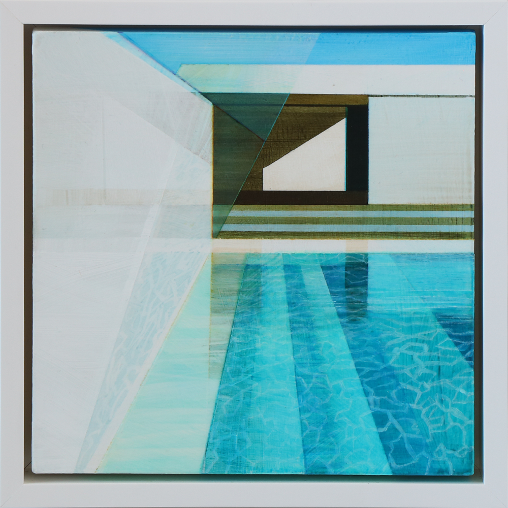 MIchelle McIver Oasis Acrylic on Ply 