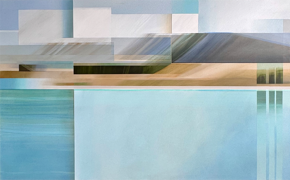 Wonderland. Abstract landscape painting Michelle McIver