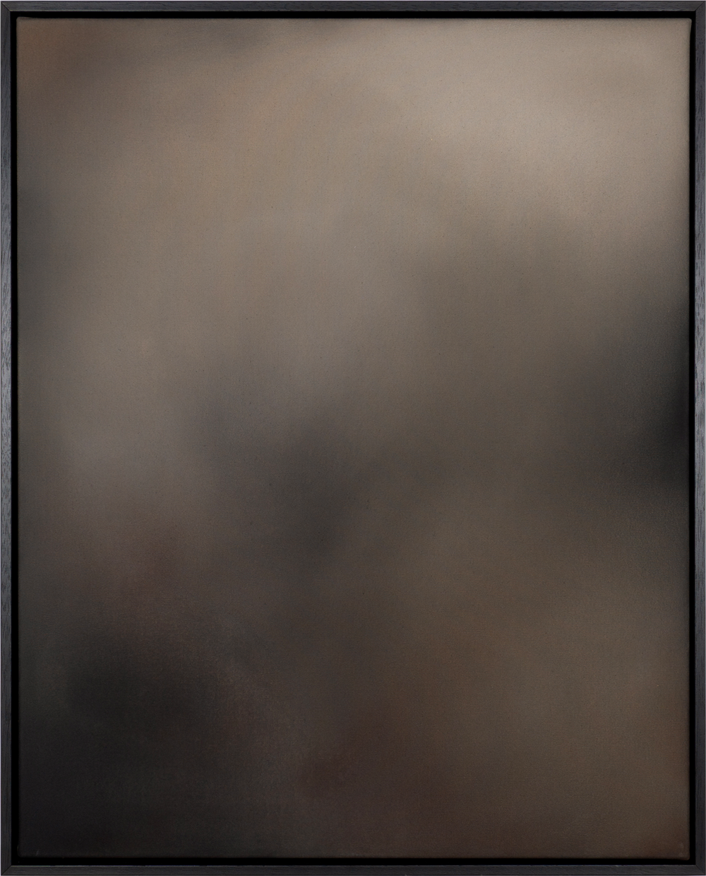 Michelle Wilkin | After Hours | Acrylic on raw natural canvas with matt varnish, framed in black stained Italian Fir | Shift into Neutral Exhibition | Painting | Turua Gallery