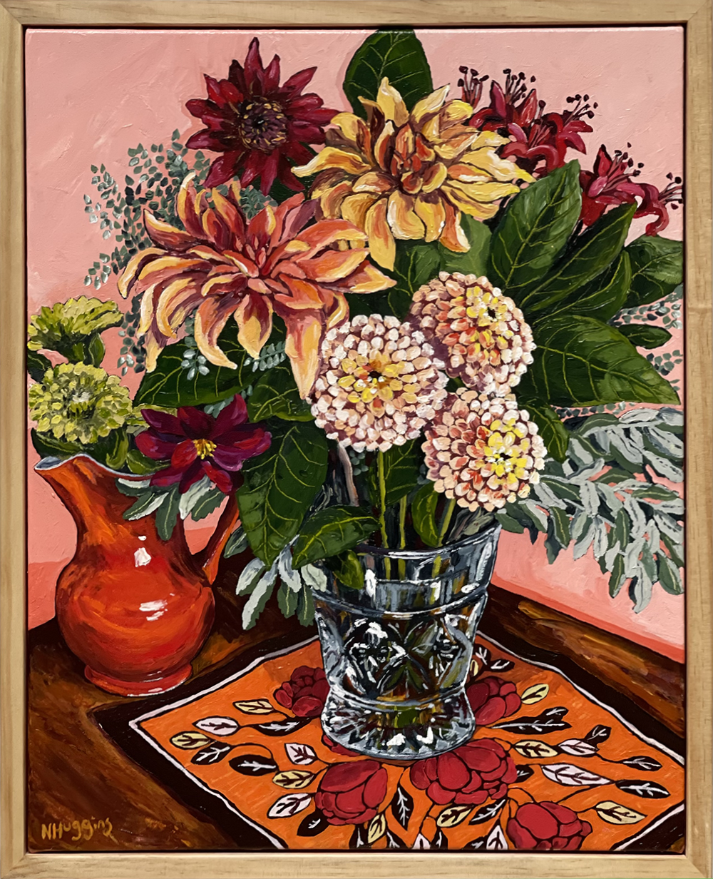 Peachy Keen painting by Narelle Huggins