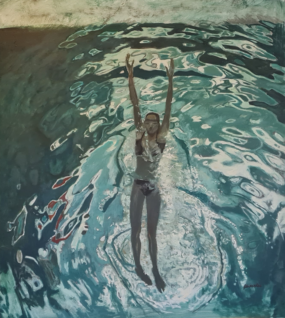Swimmers | Belinda Wilson | Original Artwork | Painting | Neighbourhood 2026 Exhibition 