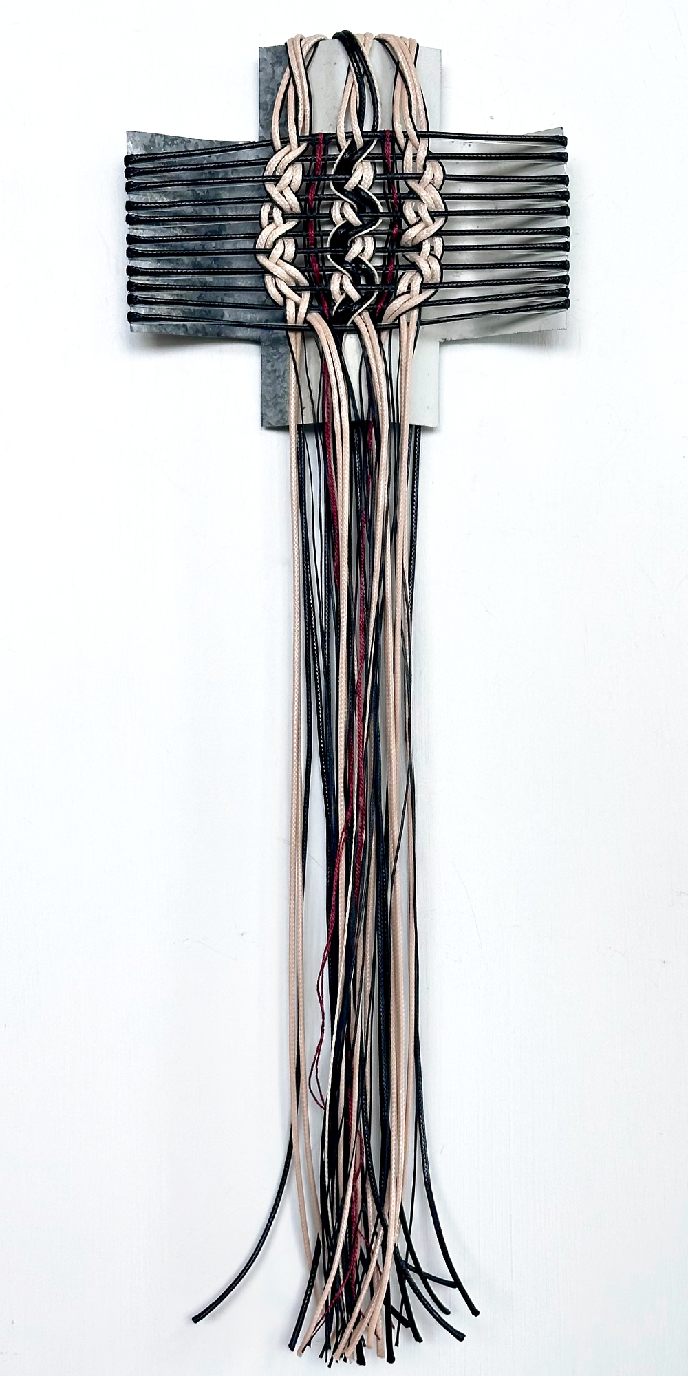 Tamaki River | Gilly Sheffield | Corrugated Rescued Iron | Sculpture | Neighbourhood 2026 Exhibition | Turua Gallery