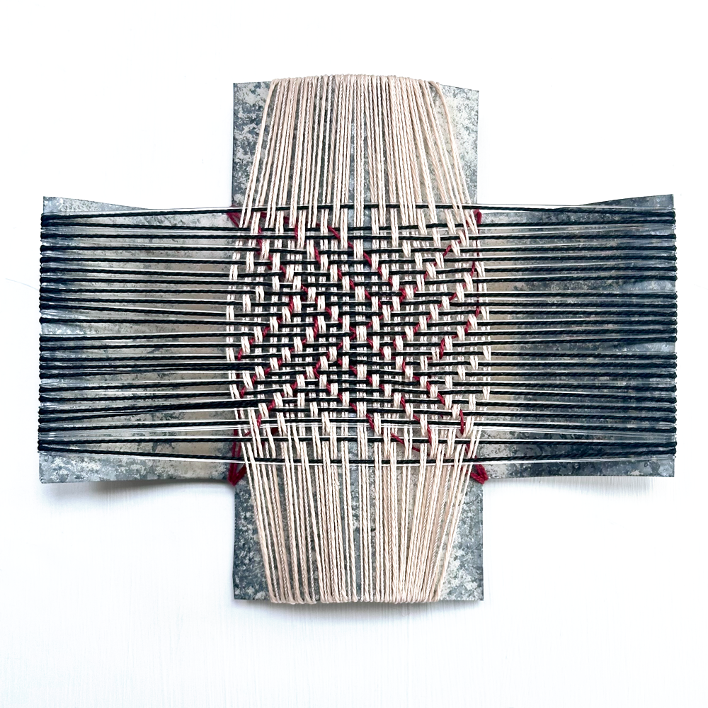 Tamaki 1 | Gilly Sheffield | Corrugated Rescued Iron | Sculpture | Neighbourhood 2026 Exhibition | Turua Gallery